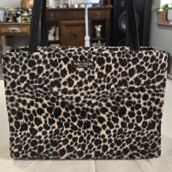 Kate Spade New York Leopard Print Tote Bag - Picture 3 of 16